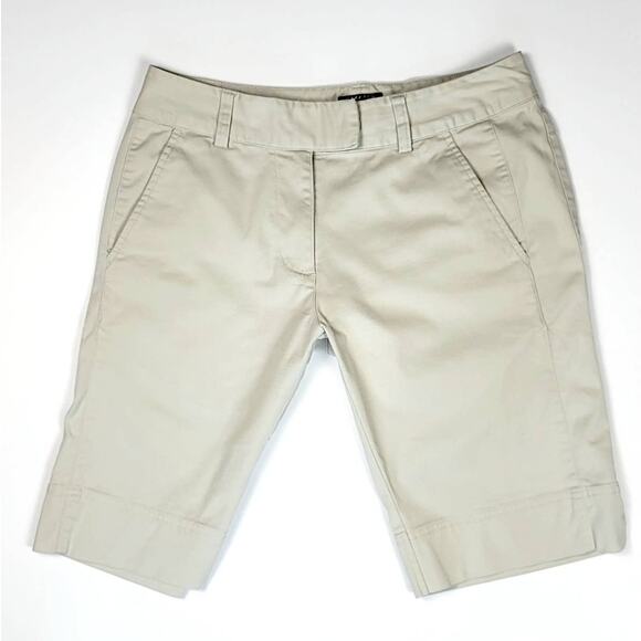 Adidas Stretch Beige Bermuda Shorts - Women's 4 - Picture 2 of 7